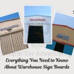 warehouse sign boards