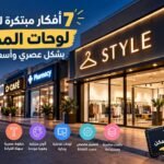 تصميم لوحات المحلات